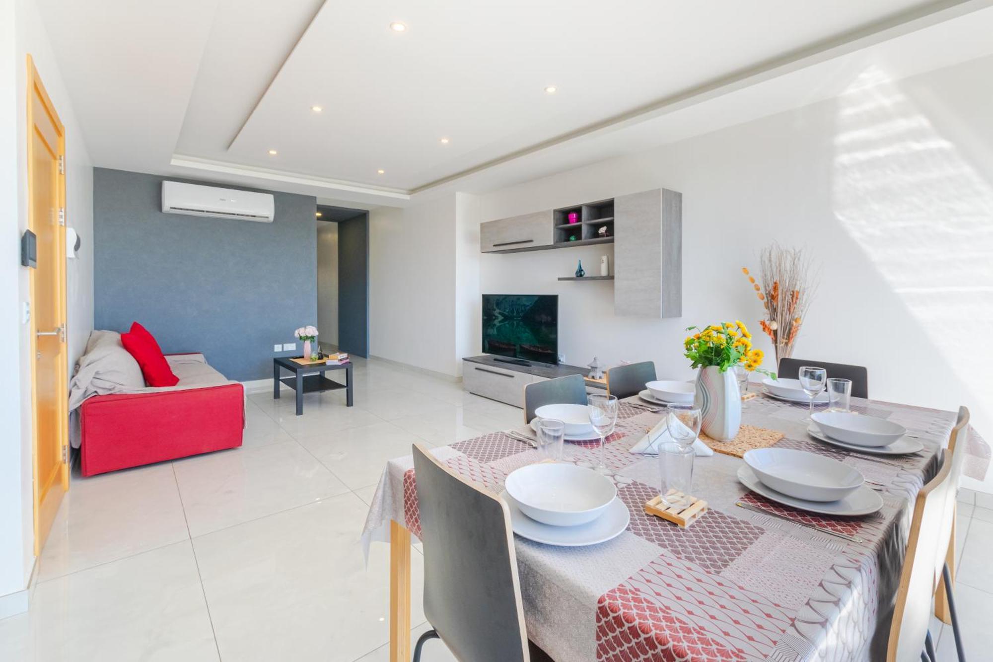 New Spacious Apartment With Amazing View Bugibba St. Paul's Bay Luaran gambar